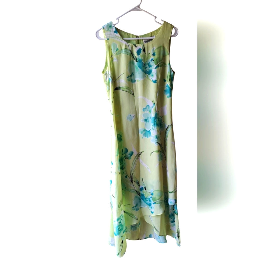 Danny&Nicole Floral Sleeveless Dress With Jacket.